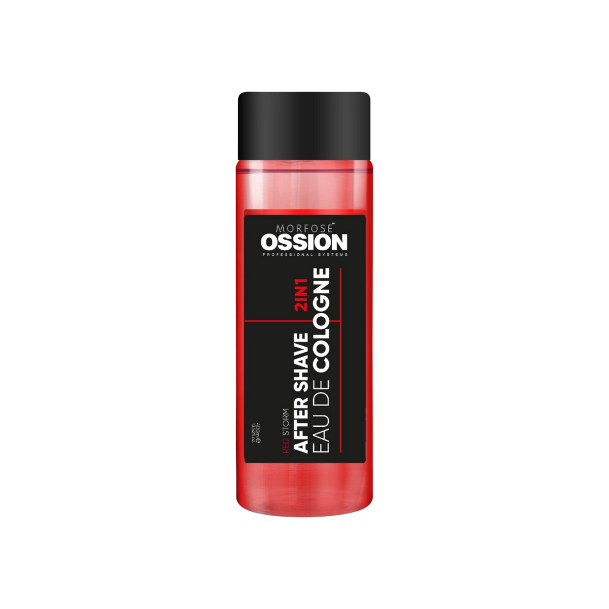 Morfose Ossion Red Storm 2-in-1 After Shave Eau de Cologne 400 mL bottle