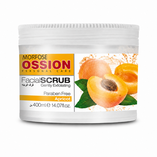 Morfose Ossion Apricot Facial Scrub 400 mL jar