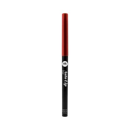 Nicka K Auto Lip Pencil AA34 Orange Red on white background