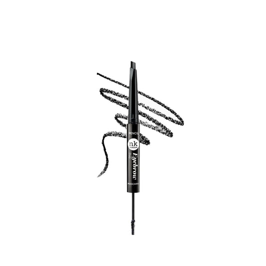 Nicka K Eyebrow Duo in Black, model NKE11