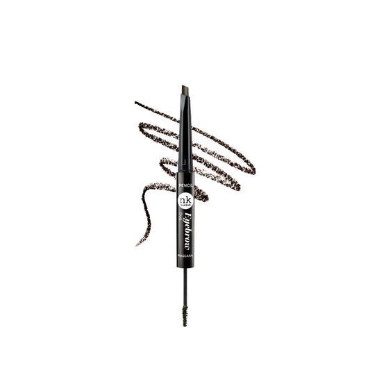 Nicka K Eyebrow Duo in Dark Brown, model NKE12