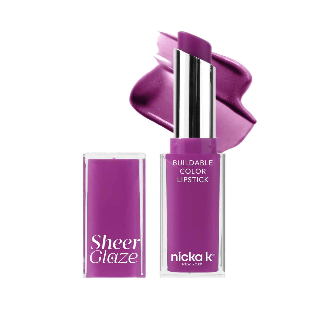 Nicka K Sheer Glaze Lipstick LSSG04 Rich Berry