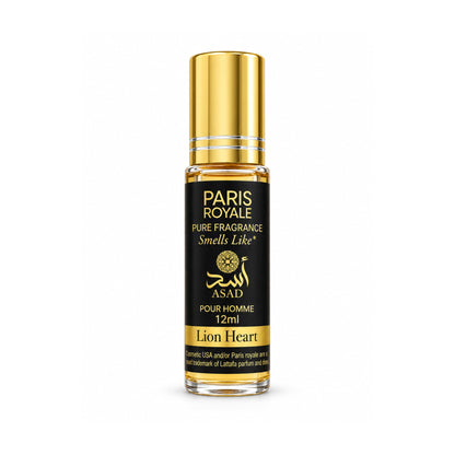 Paris Royale Lion Heart pure fragrance oil roll-on, 12 mL