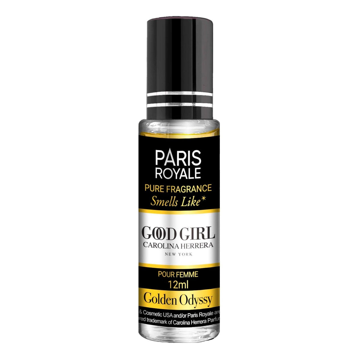 Paris Royale Golden Odyssey pure fragrance oil roll-on, 12 mL