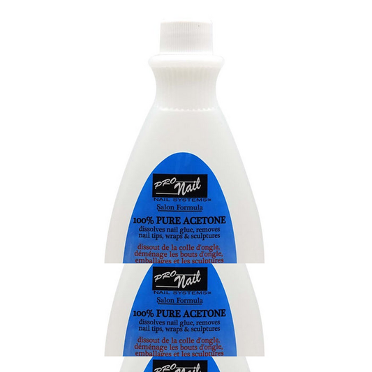 Pro Nail 100% Pure Acetone Nail Polish Remover, 8 fl oz