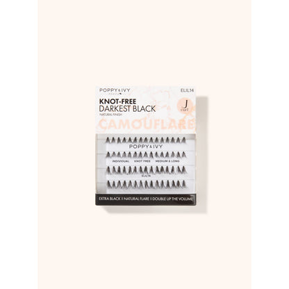 Poppy & Ivy Camouflare Knot Free Individual Lash — Medium & Long (ELIL14)