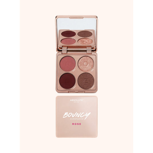 Absolute New York Bouncy Eyeshadow Palette — Rose (MECP02) — exact front packshot