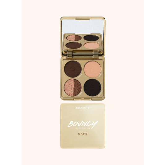 Absolute New York Bouncy Eyeshadow Palette — Cafe (MECP01) — exact front packshot