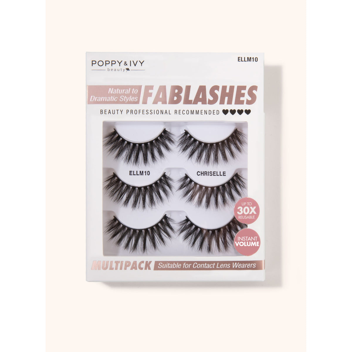 Poppy & Ivy Fablashes Multipack — Chriselle (ELLM10)