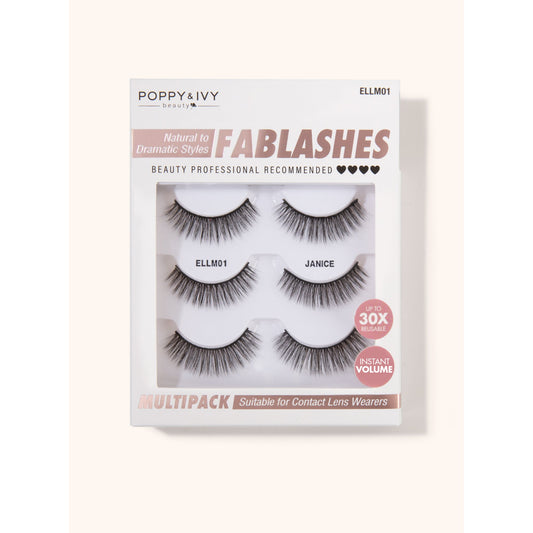 Poppy & Ivy Fablashes Multipack — Janice (ELLM01)