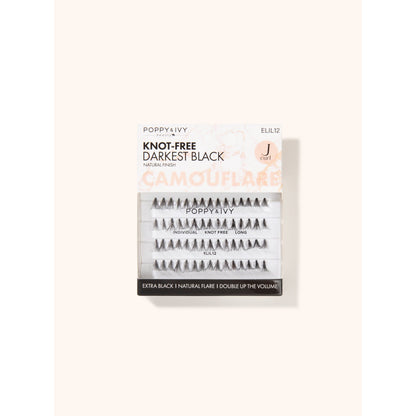 Poppy & Ivy Camouflare Knot Free Individual Lash — Long (ELIL12)
