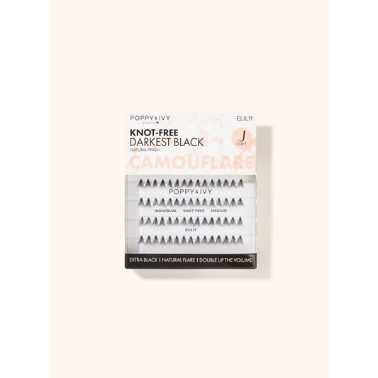 Poppy & Ivy Camouflare Knot Free Individual Lash — Medium (ELIL11)