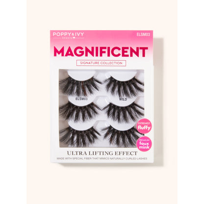 Poppy & Ivy Magnificent 10D Lash Multipack — Wild (ELSM03)
