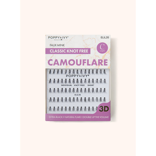 Poppy & Ivy Camouflare Classic Knot Free Individual Lash — Short (ELIL35)