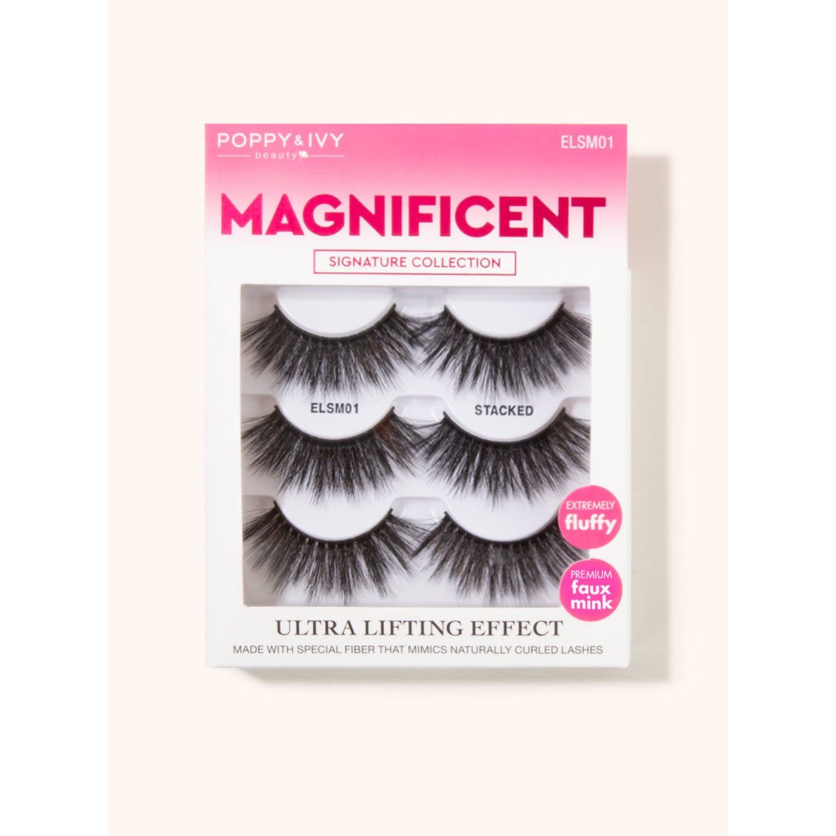 Poppy & Ivy Magnificent 10D Lash Multipack — Stacked (ELSM01)