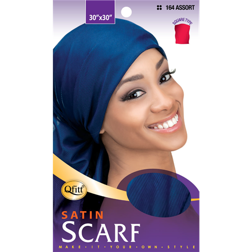 Qfitt Satin Scarf 164 Assorted