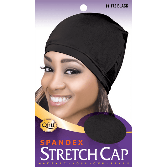 Qfitt Spandex Stretch Cap 172 Black
