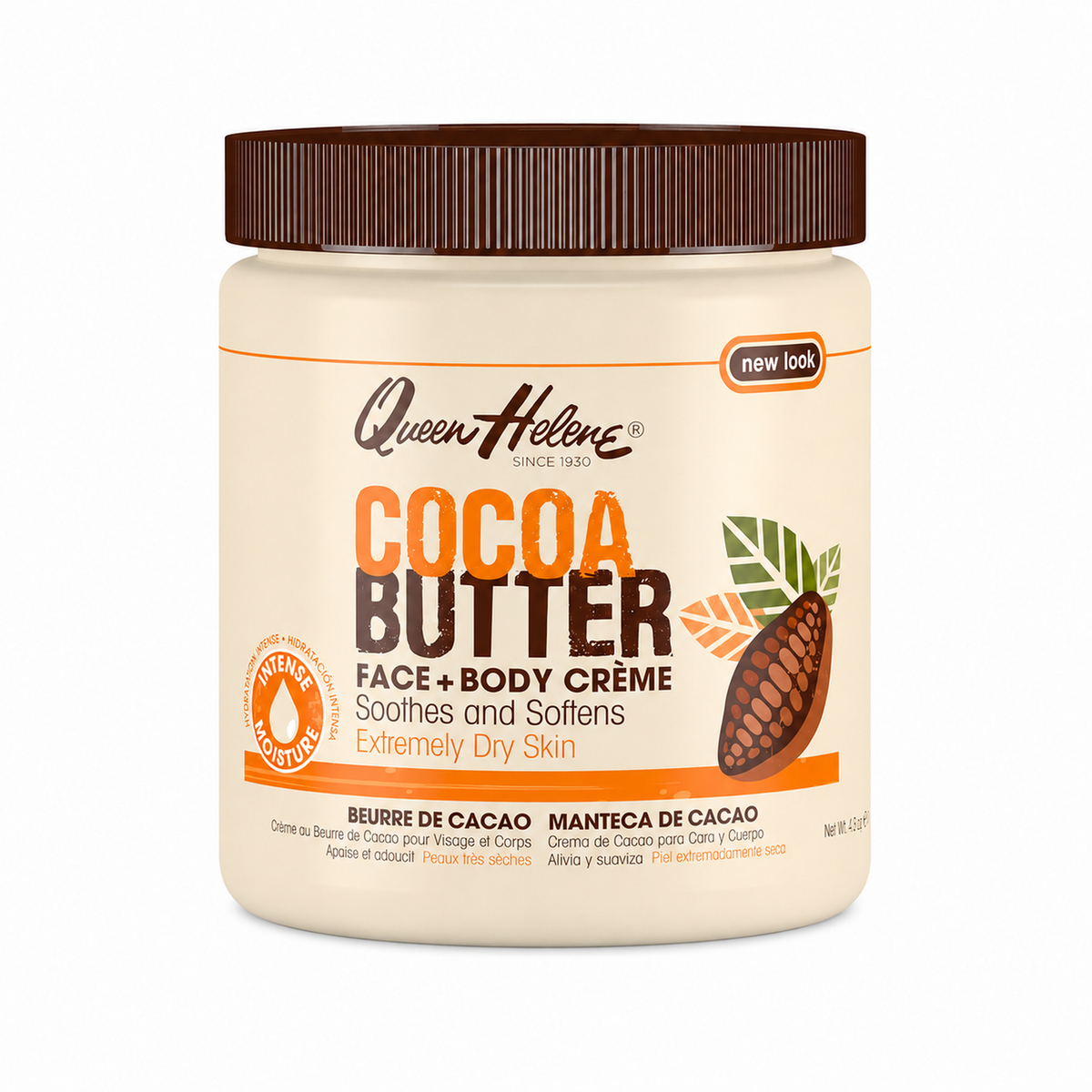 Queen Helene Cocoa Butter Face + Body Crème 4.8 oz jar