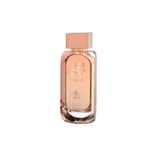 Al Fares Roohi Flora Eau de Parfum for Women – 3.4 oz / 100 mL bottle and box on white background