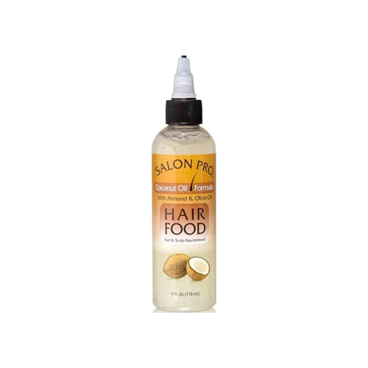 Salon Pro Coconut Oil Formula Hair Food with Almond & Olive Oil 4 fl oz