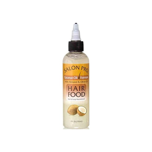 Salon Pro Coconut Oil Formula Hair Food with Almond & Olive Oil 4 fl oz