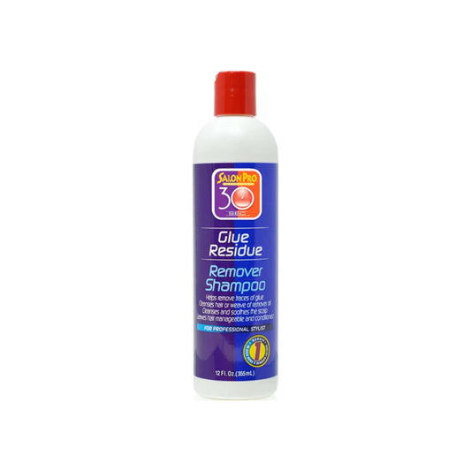 Salon Pro 30 Sec Glue Residue Remover Shampoo 12 oz