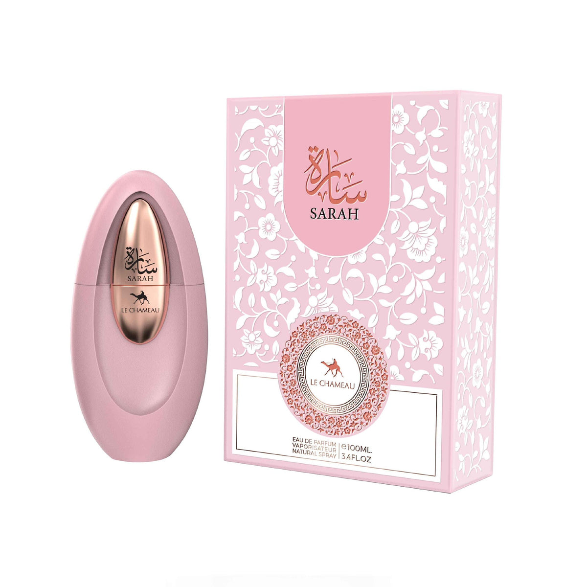 Le Chameau Sarah Eau de Parfum for Women – 3.4 oz / 100 mL bottle on white background