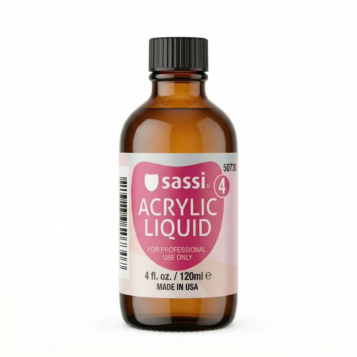 Sassi Acrylic Liquid professional nail monomer, 4 fl oz bottle, item 50730