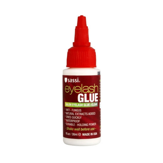 Sassi Salon Latex Eyelash Adhesive in Clear, 1 oz bottle