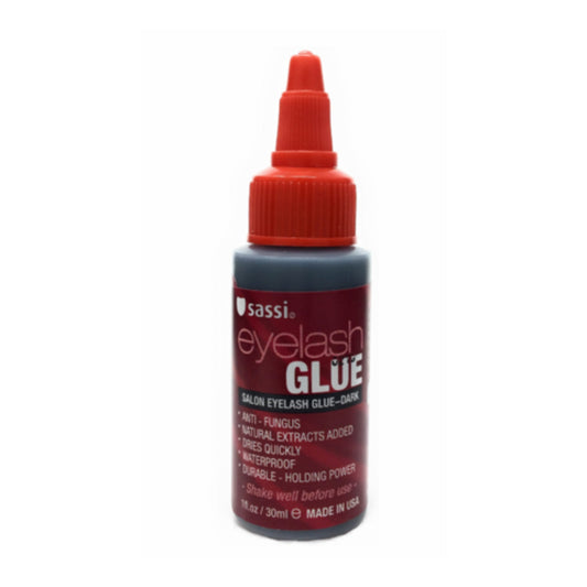 Sassi Salon Latex Eyelash Adhesive in Dark, 1 oz bottle