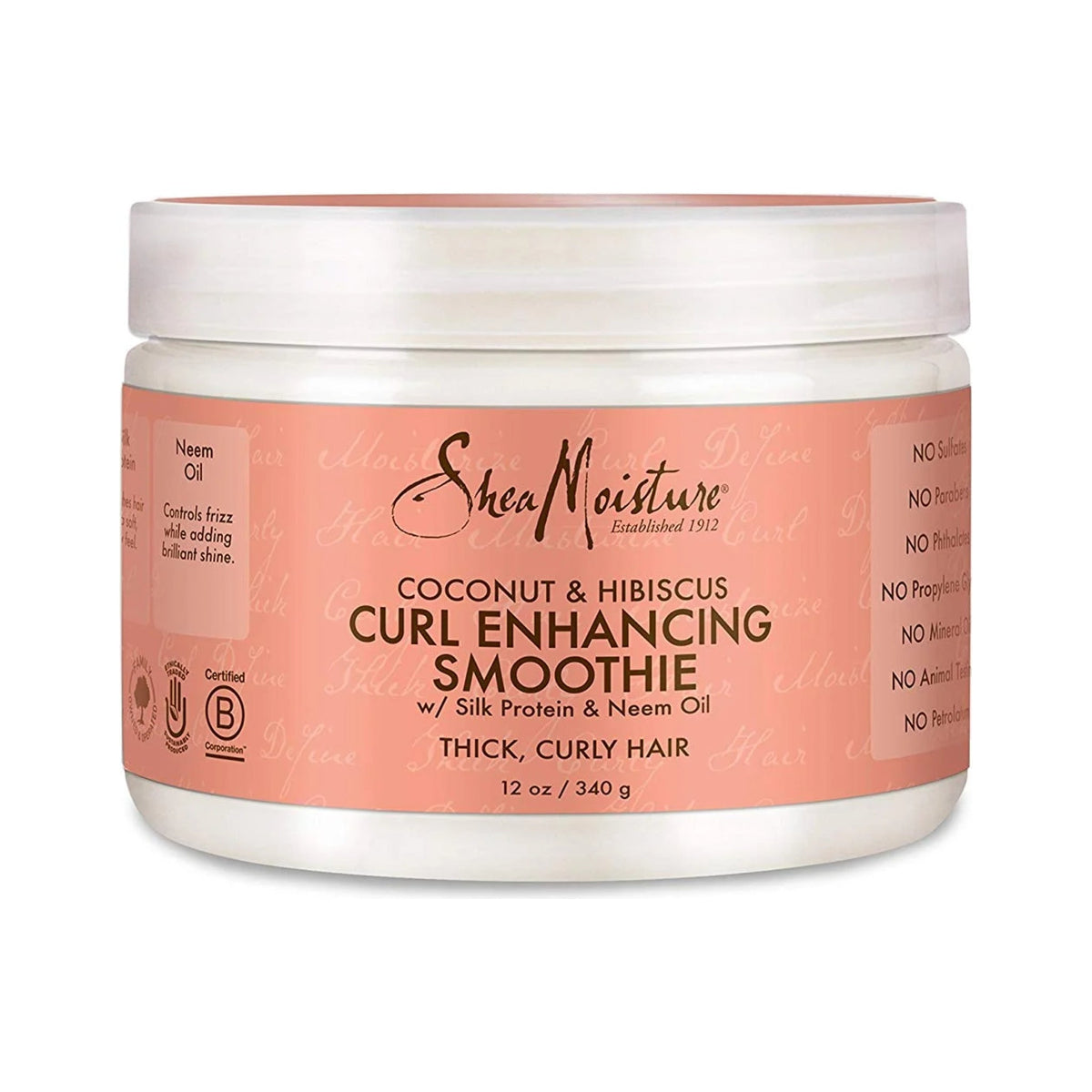 SheaMoisture Coconut & Hibiscus Curl Enhancing Smoothie 12 oz