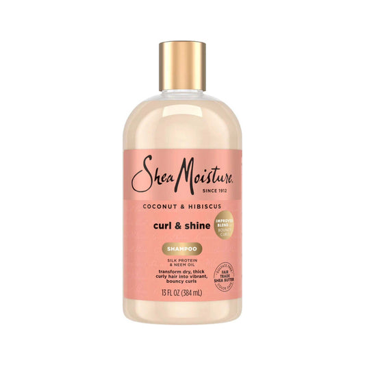 SheaMoisture Coconut & Hibiscus Curl & Shine Shampoo 13 oz