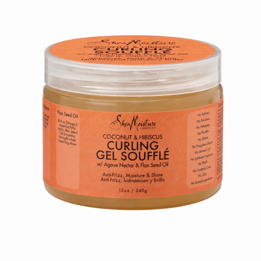 SheaMoisture Coconut & Hibiscus Curling Gel Soufflé – 12 oz