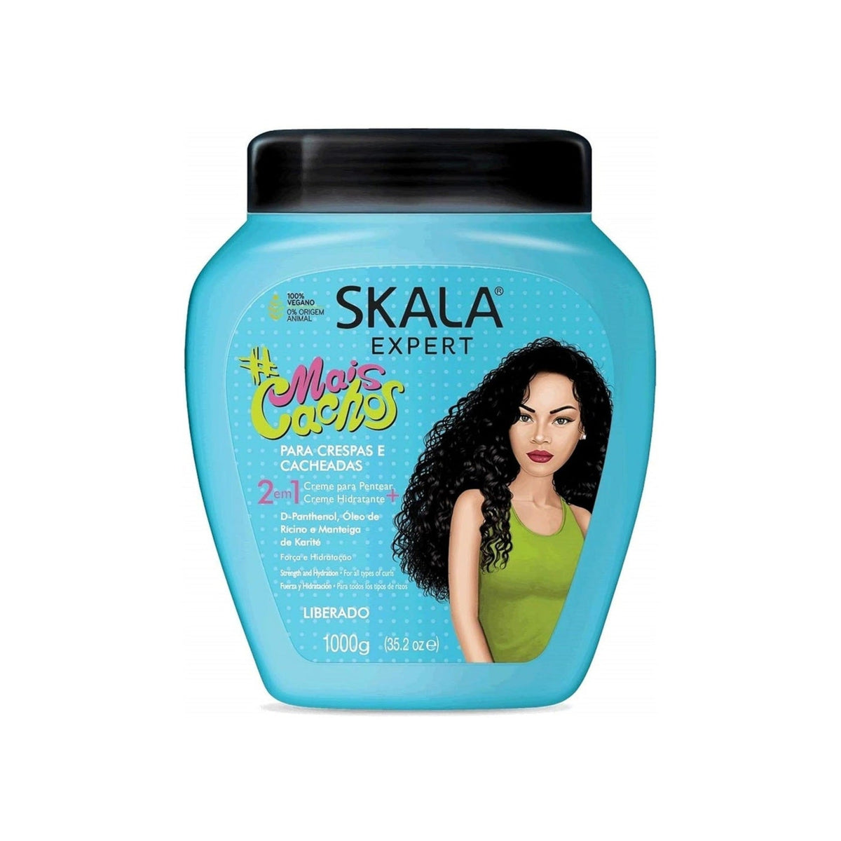 SKALA Mais Cachos 2-in-1 Treatment Cream and Leave-In 35.2 oz