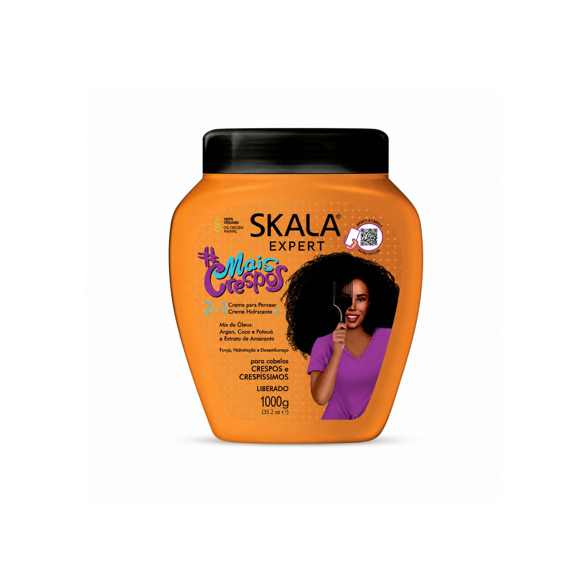 SKALA Mais Crespos 2-in-1 Treatment Cream and Leave-In 35.2 oz
