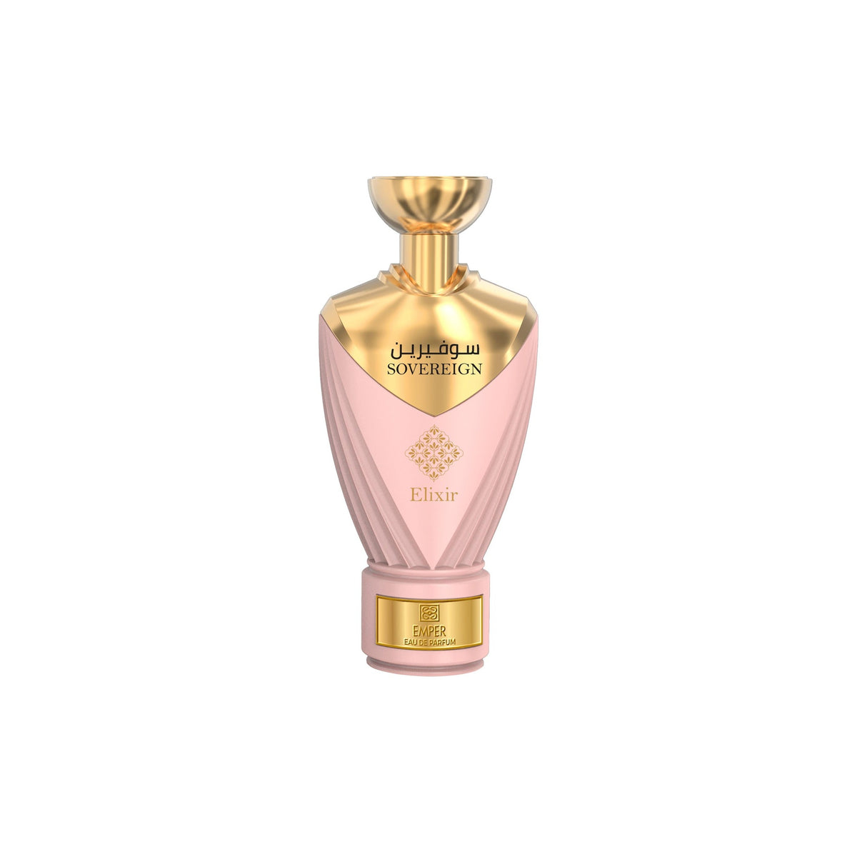 Emper Sovereign Elixir Eau de Parfum for Women – 3.4 oz / 100 mL bottle and box on white background