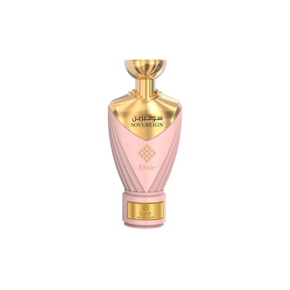 Emper Sovereign Elixir Eau de Parfum for Women – 3.4 oz / 100 mL bottle and box on white background