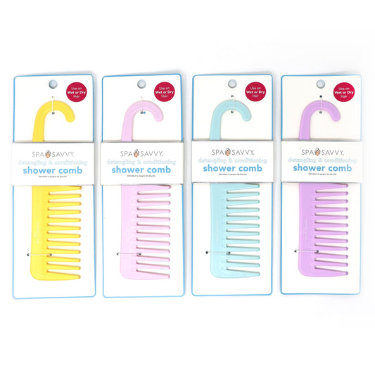 Spa Savvy Detangling Shower Comb 9144