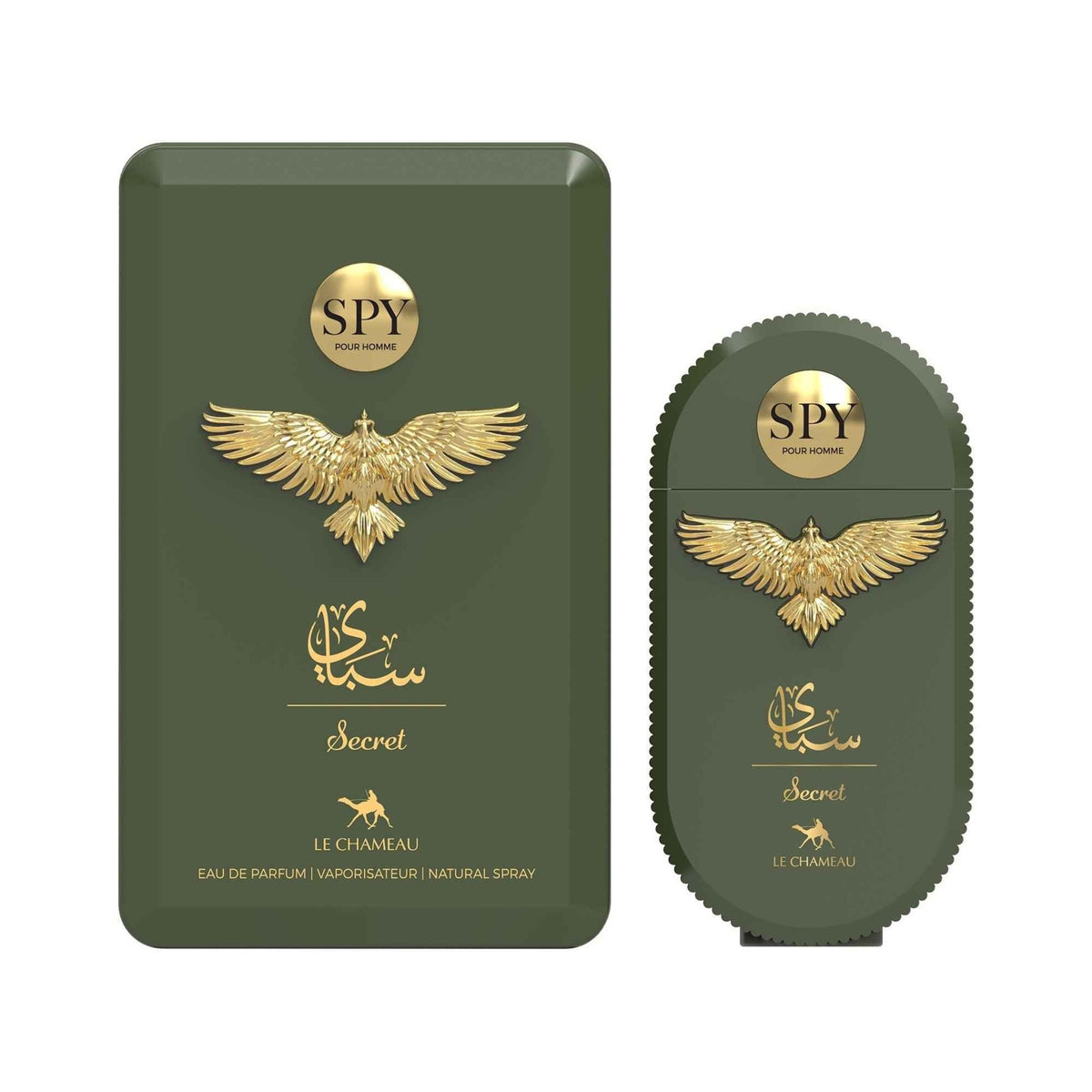 Le Chameau Spy Secret Eau de Parfum – 3.0 oz / 90 mL bottle on white background
