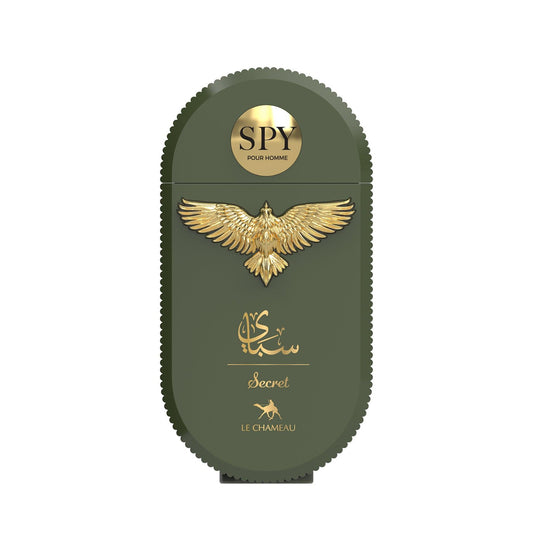 Le Chameau Spy Secret Eau de Parfum – 3.0 oz / 90 mL bottle and box on white background