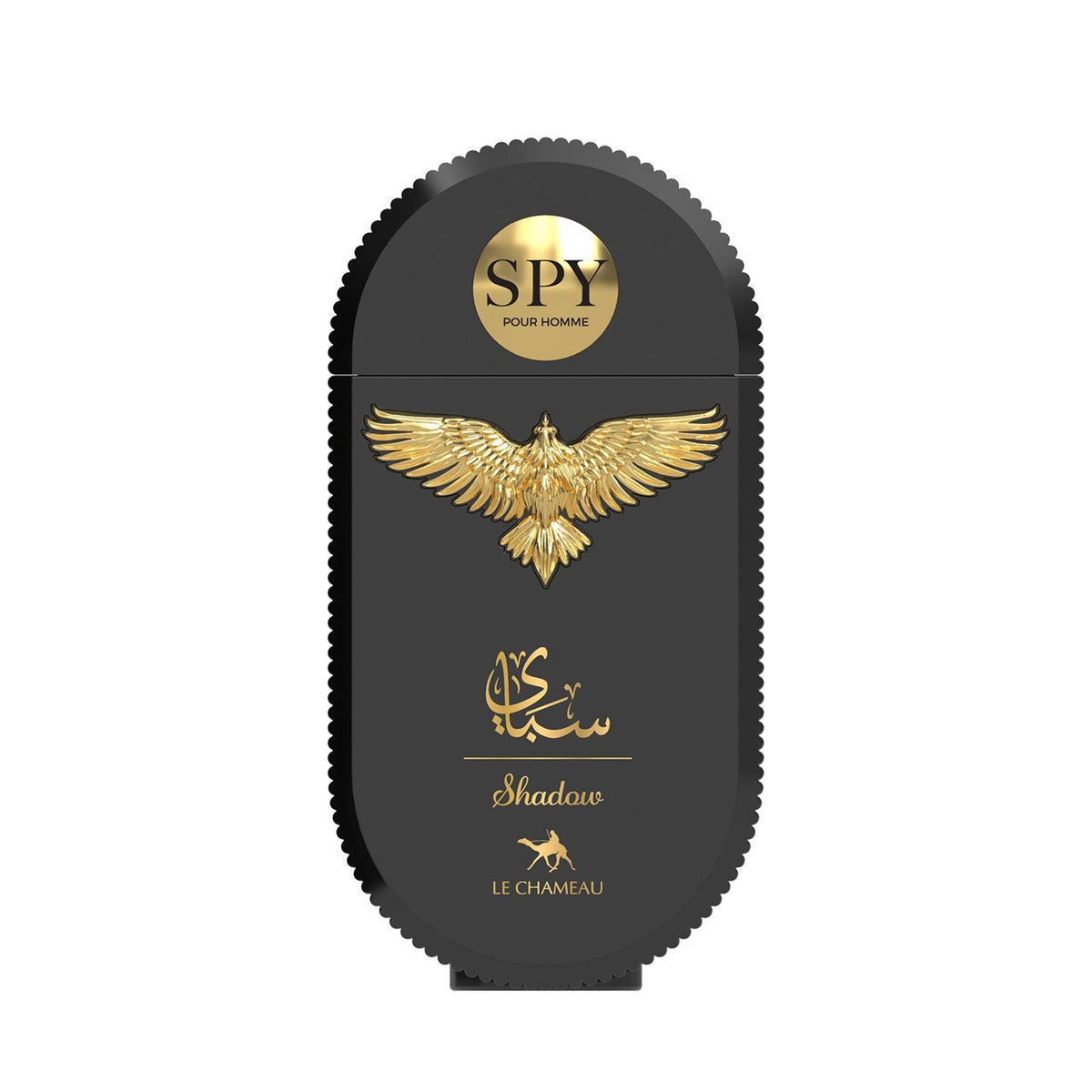 Le Chameau Spy Shadow Eau de Parfum – 3.0 oz / 90 mL bottle and box on white background