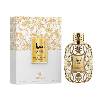 Le Chameau The Regal Touch Aseel Eau de Parfum – 3.4 oz / 100 mL bottle on white background