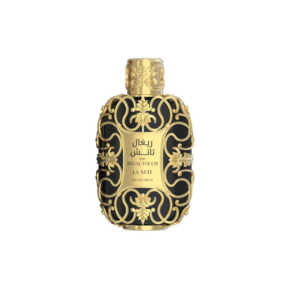Le Chameau The Regal Touch La Nuit Eau de Parfum – 3.4 oz / 100 mL bottle and box on white background