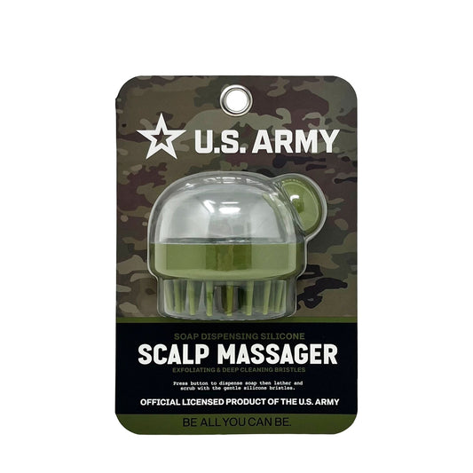 U.S. Army Soap-Dispensing Silicone Scalp Massager RM9041
