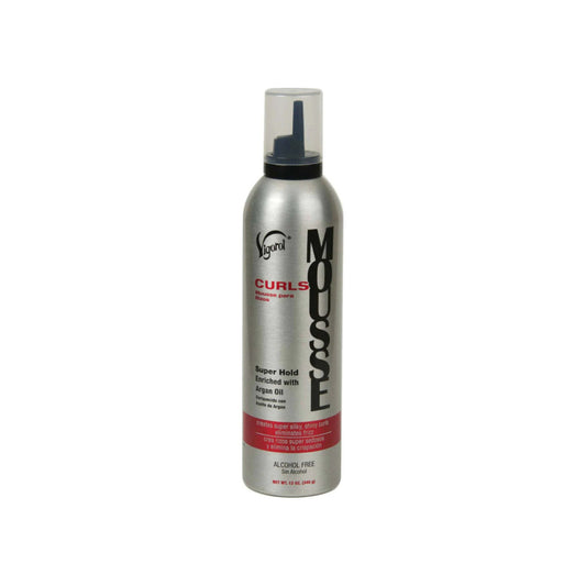 Vigorol Curls Super Hold Styling Mousse 12 oz