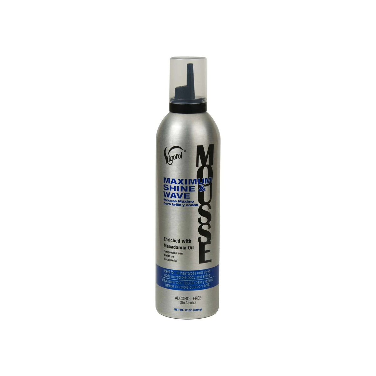 Vigorol Maximum Shine Wave Styling Mousse 12 oz