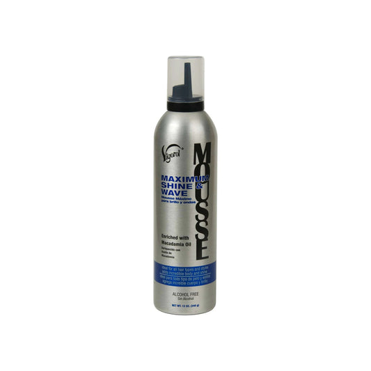 Vigorol Maximum Shine Wave Styling Mousse 12 oz