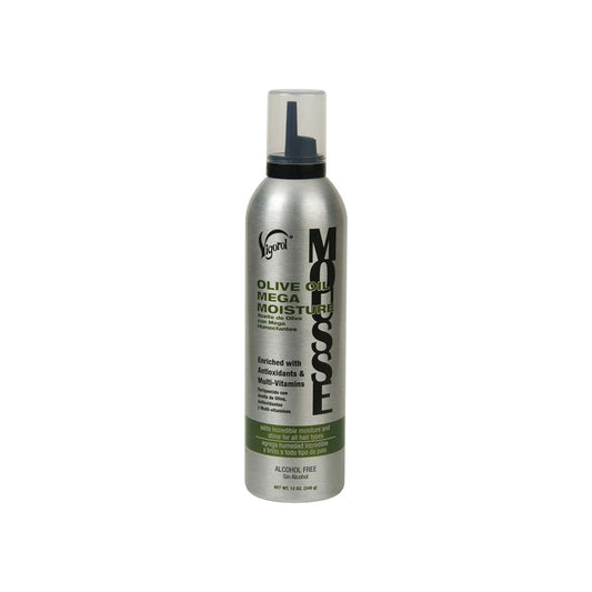 Vigorol Olive Oil Mega Moisture Styling Mousse 12 oz